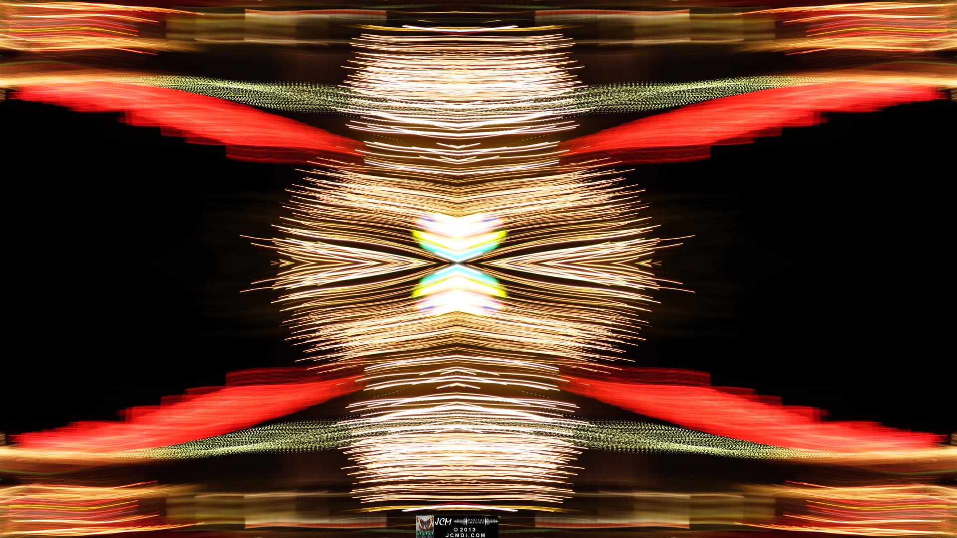 Wakefield Holiday Lightshow 2013 Quadroscopic long exposure artwork